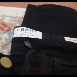 Frame Black Denim Jeans